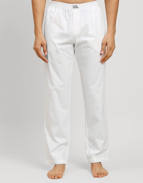 Pure White Cotton Pyjamas