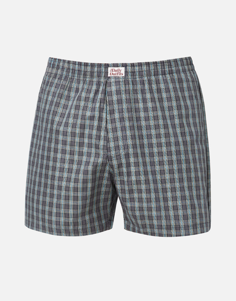 Monster In Checks Cotton Boxers Combo