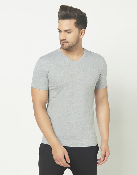 V-Neck Grey T-shirt