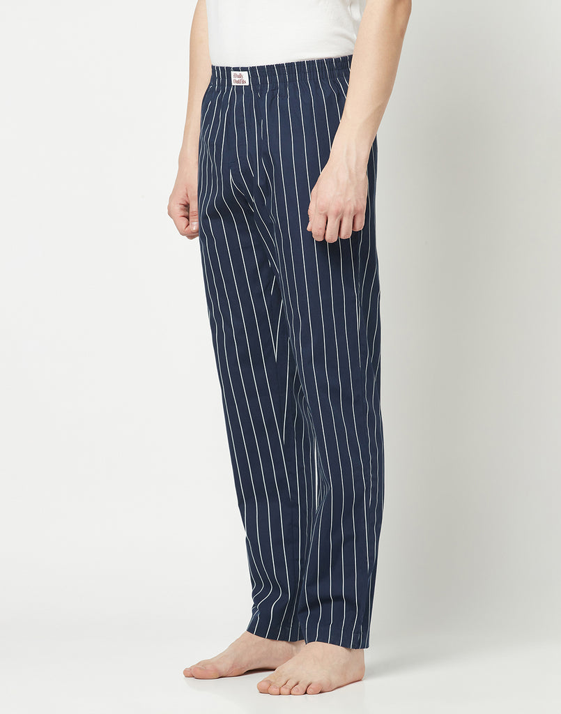 Striped Sense Cotton Woven Pyjamas