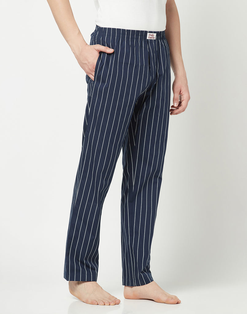 Striped Sense Cotton Woven Pyjamas
