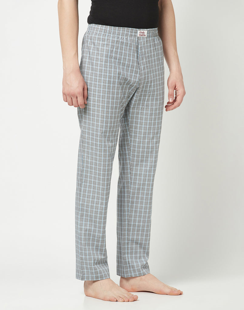 Dreamy Checked Cotton Pyjamas Combo